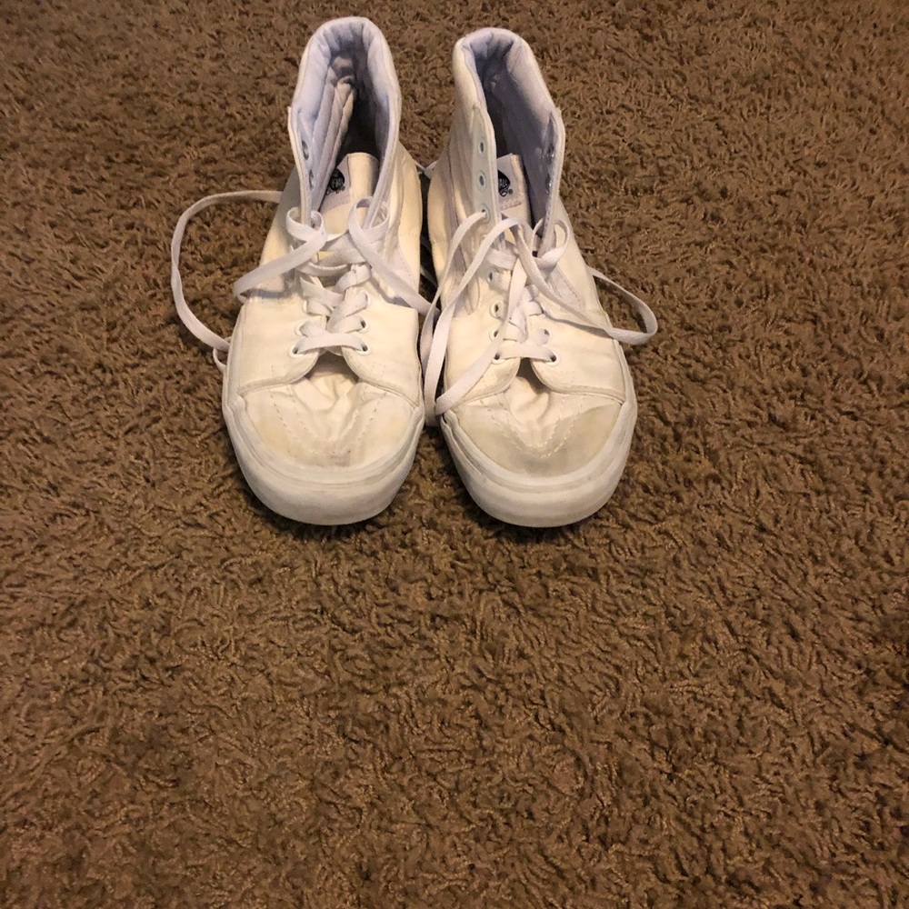 White high top vans